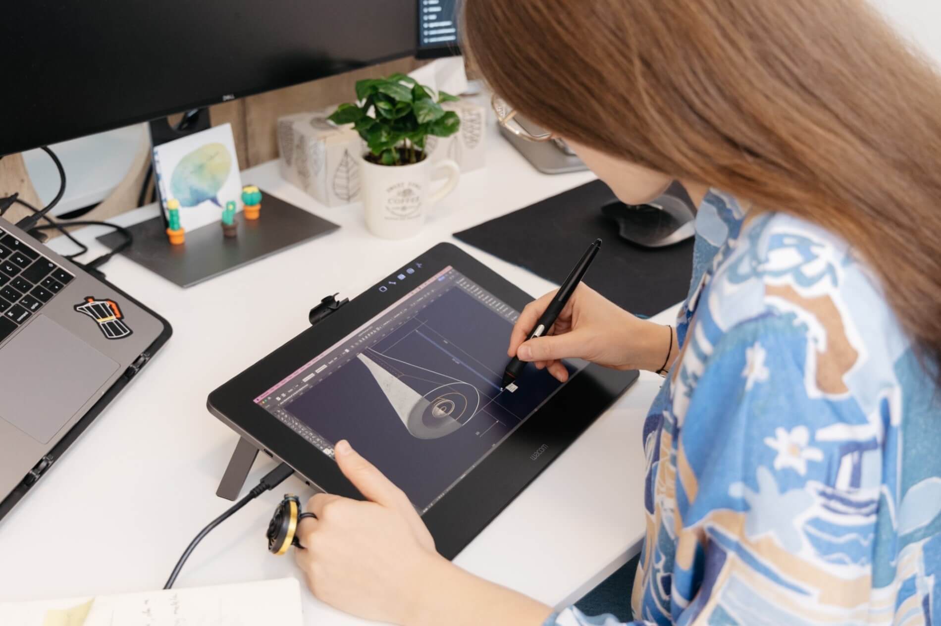 Designing with a tablet