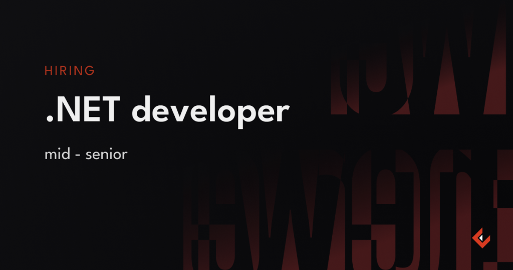 .NET developer job ad