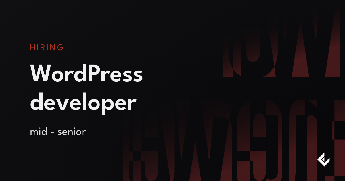 Wordpress Developer Mid Senior Enterwell
